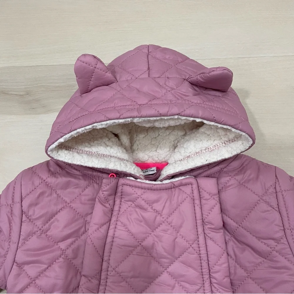 EUC EGG Susan Lazar Size 3 Month Baby/Infant Snowsuit Waterproof Pink Full Zip - Picture 5 of 15